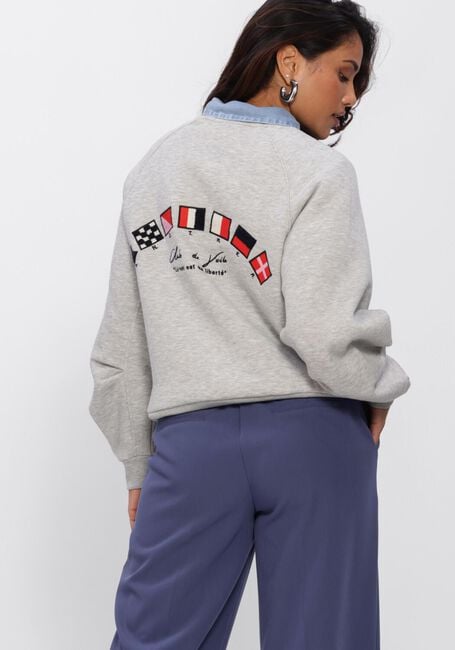 Grijze ANOTHER LABEL Sweater ALNIYA SAILOR SWEAT L/S - large