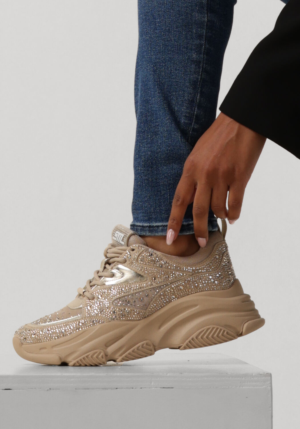 Beige STEVE MADDEN Lage sneakers PRIVY - large