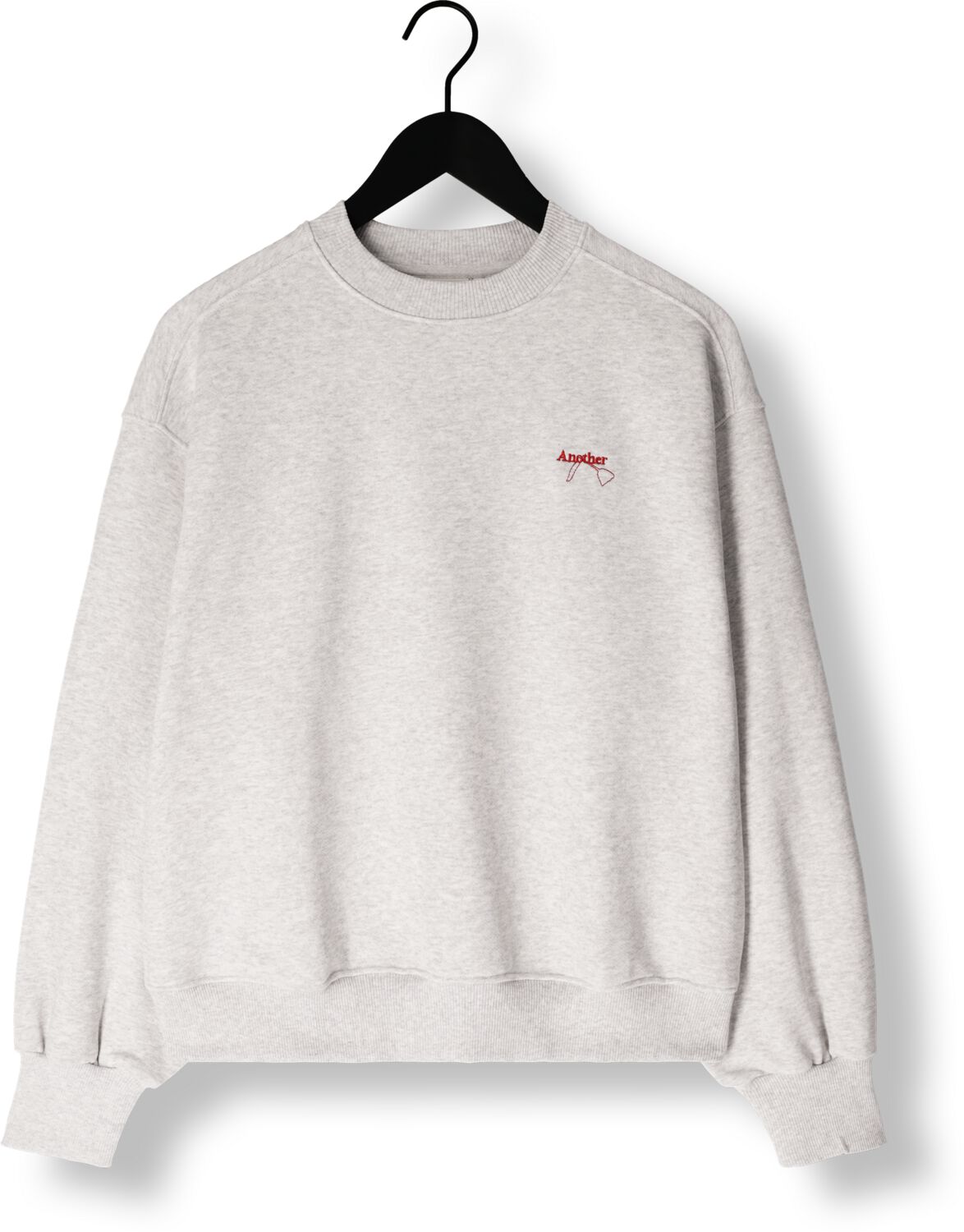 ANOTHER LABEL Dames Truien & Vesten Jaxy Flower Sweat Lichtgrijs