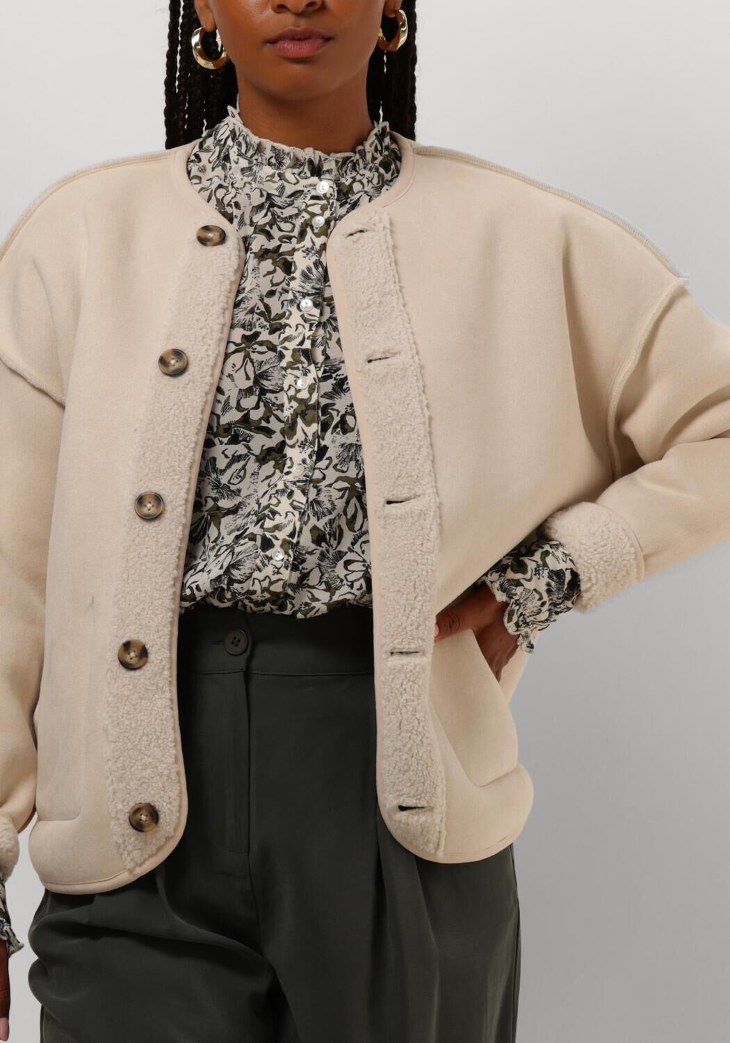 Ecru CIRCLE OF TRUST Jack GWEN JACKET - large