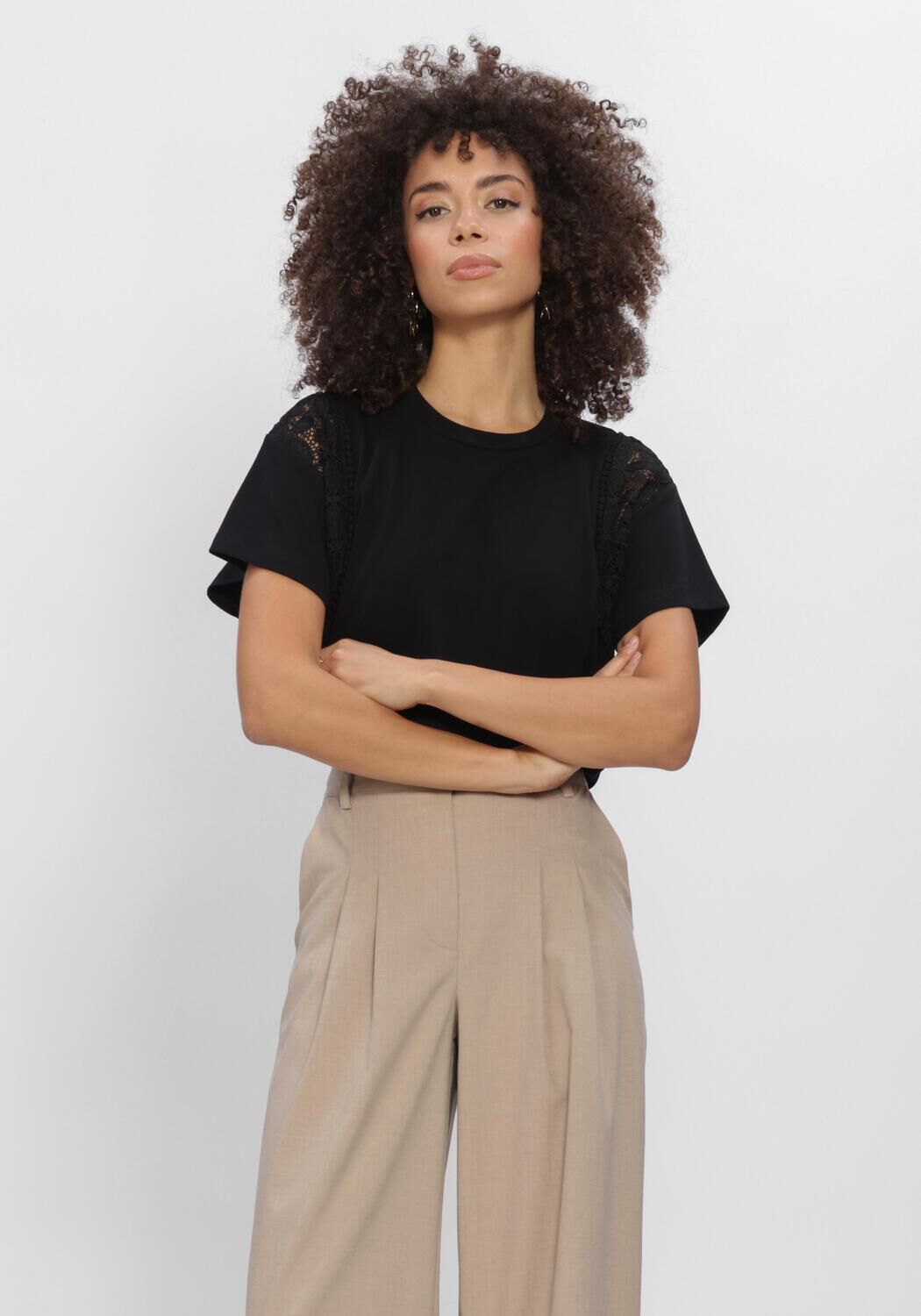 Zwarte AAIKO Blouses CEYDA CO 177 - large