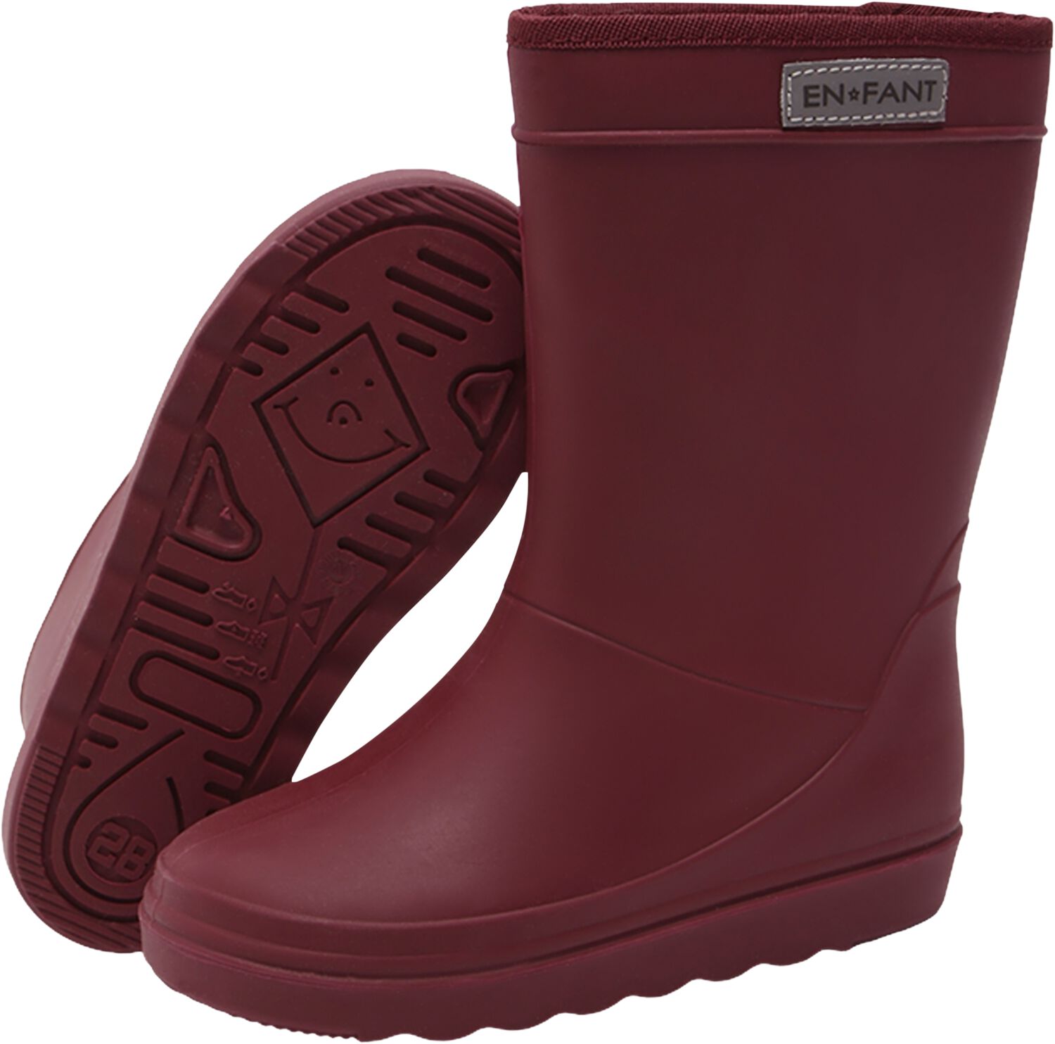 ENFANT Rode Laarzen Thermo Boots Solid