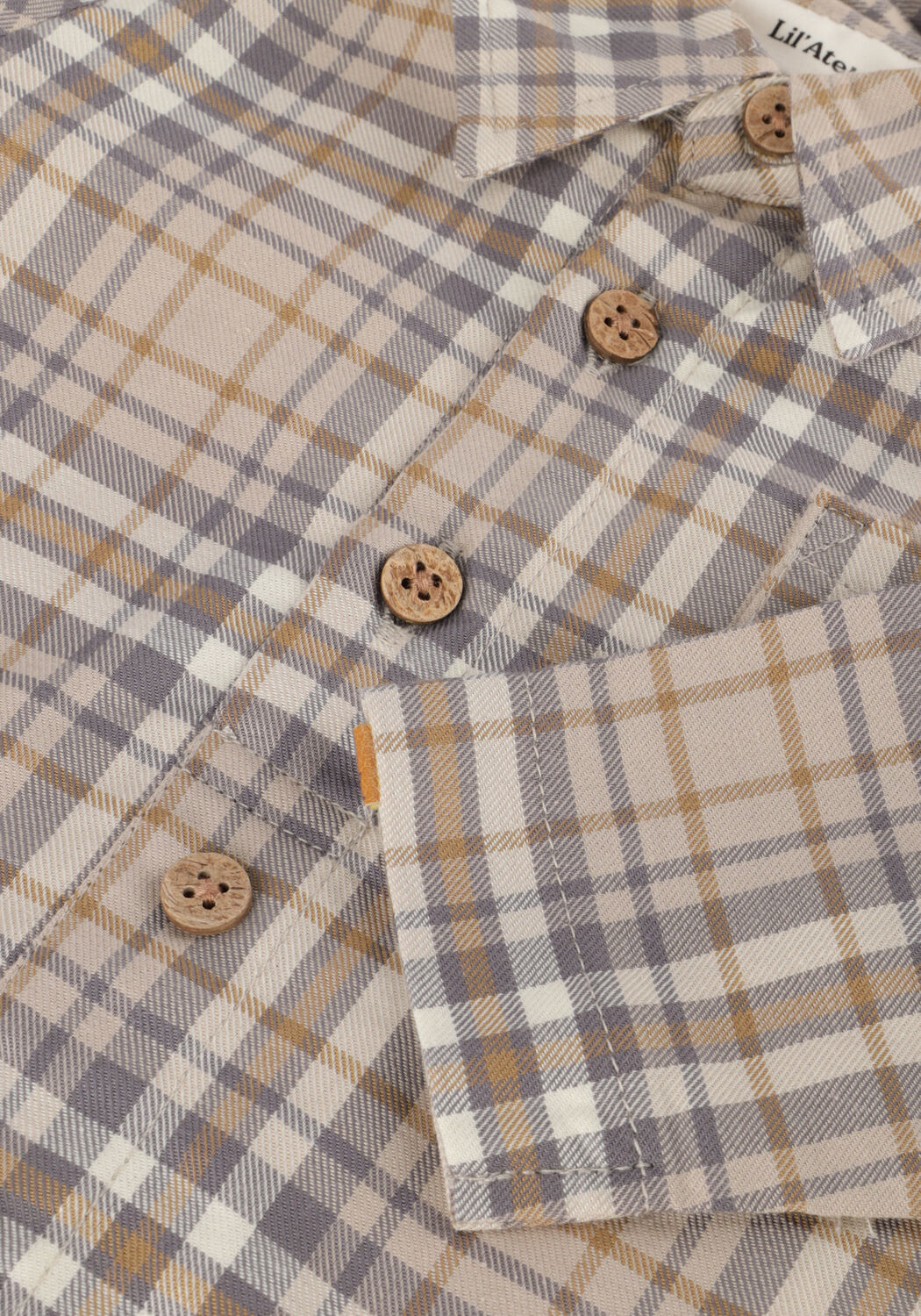 Taupe LIL' ATELIER Blouses NBMDAMIEN BOXY BODY SHIRT - large