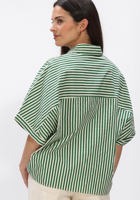 Groene BY-BAR Blouses SUNNY STRIPE BLOUSE - large