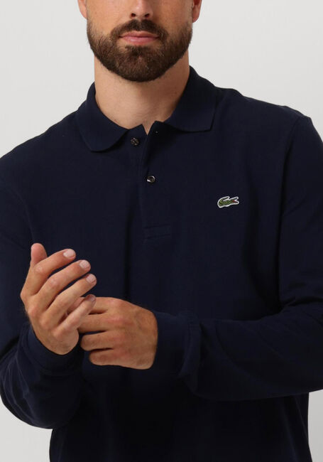 Donkerblauwe LACOSTE Polo 1HP2 MEN LONG SLEEVED BEST POLO - large