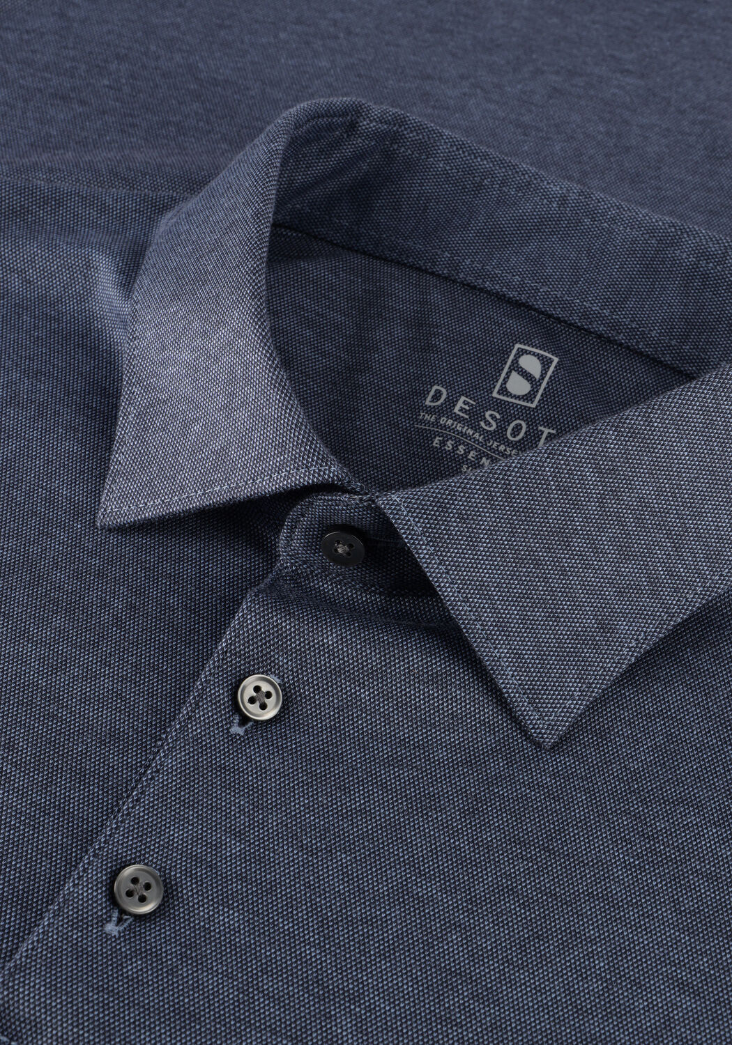 Blauwe DESOTO Polo ESSENTIAL POLO KENT 1/1 - large