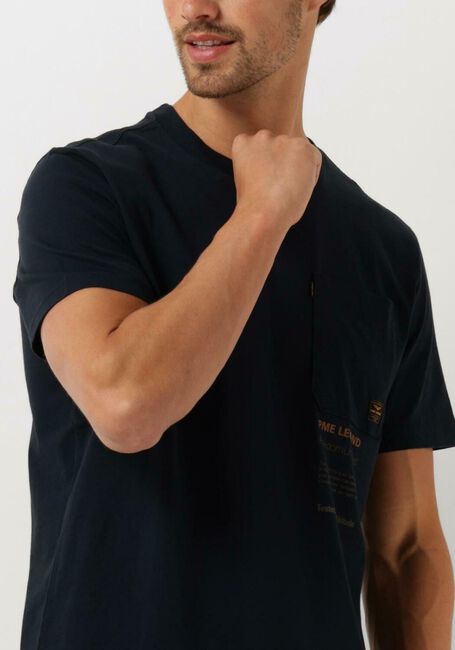 Blauwe PME LEGEND T-shirt SHORT SLEEVE R-NECK PLAY SINGLE JERSEY - large