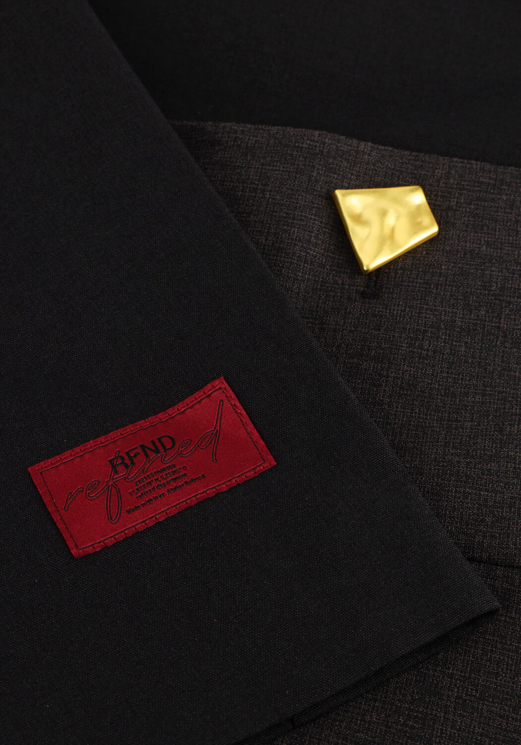 Zwarte REFINED DEPARTMENT Mini jurk STAR - large