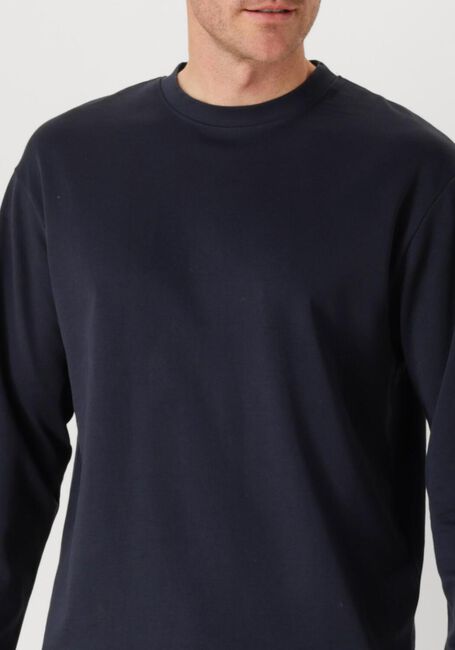 Blauwe SELECTED HOMME T-shirt SLHLOOSEOSCAR LS O-NECK TEE NOOS - large