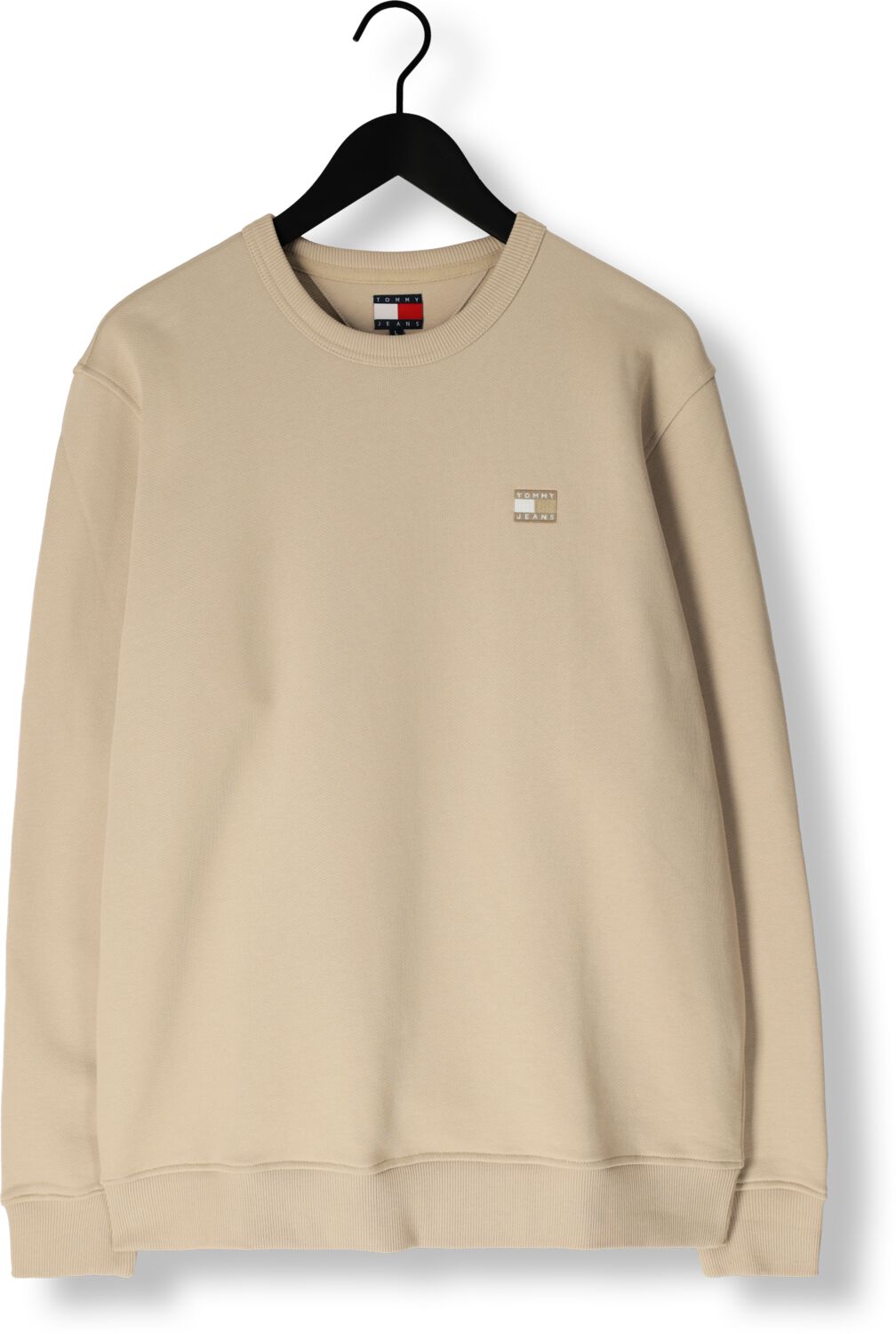 TOMMY JEANS Heren Truien & Vesten Tjm Reg Badge Crew Ext Beige