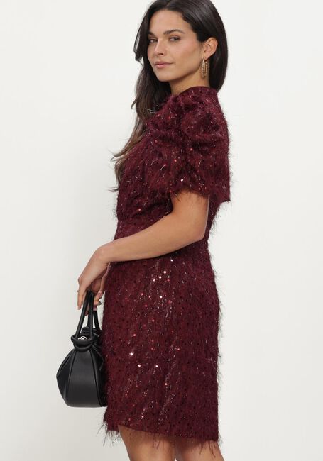 Bordeaux Y.A.S. Mini jurk YASILZA 2/4 SEQUIN DRESS - large