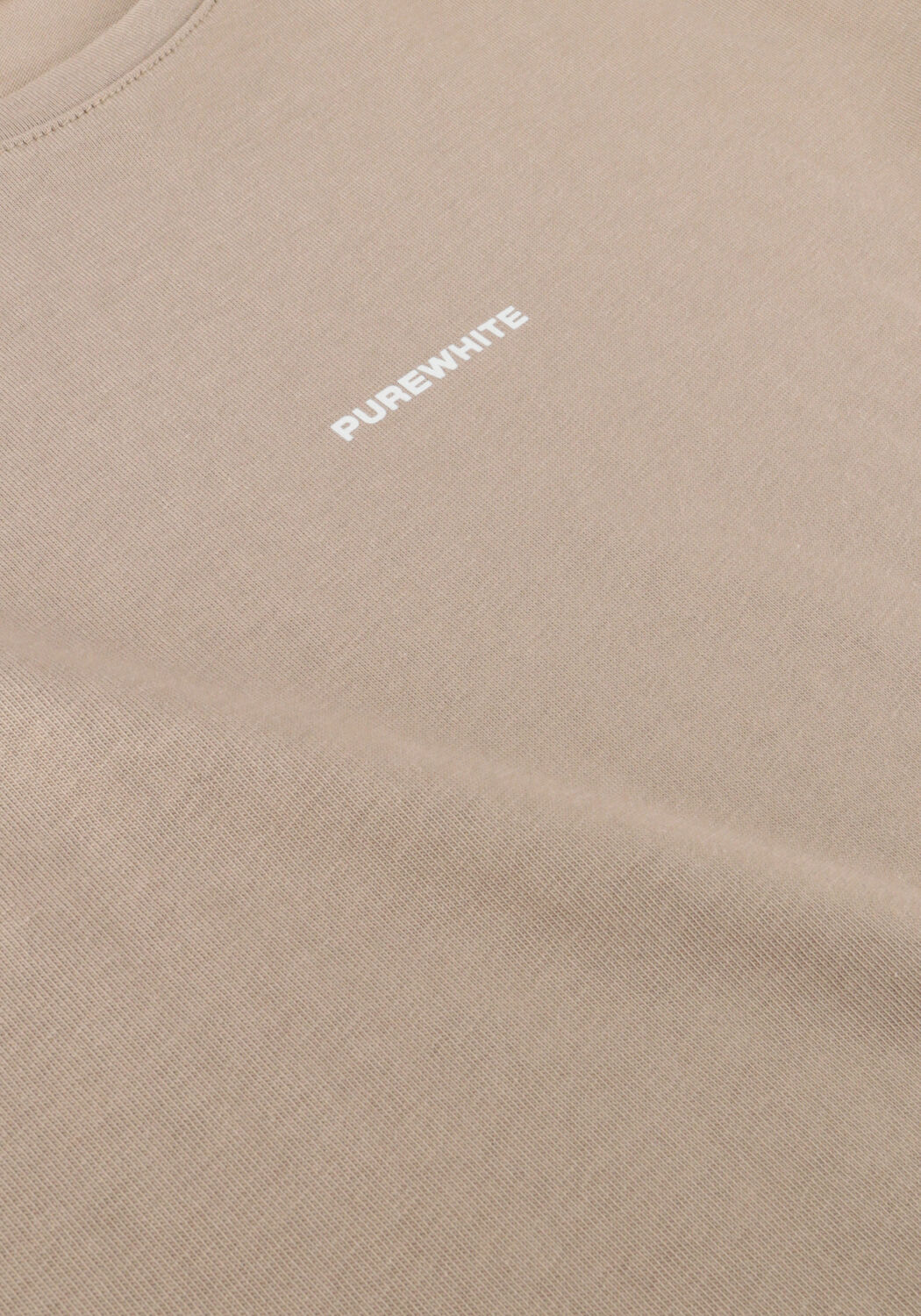 Taupe PUREWHITE T-shirt PURE LOGO TEE - large