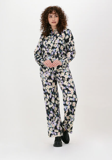 Multi NEO NOIR Wijde broek ASTRA GRAPHIC BOTANIC PANTS - large