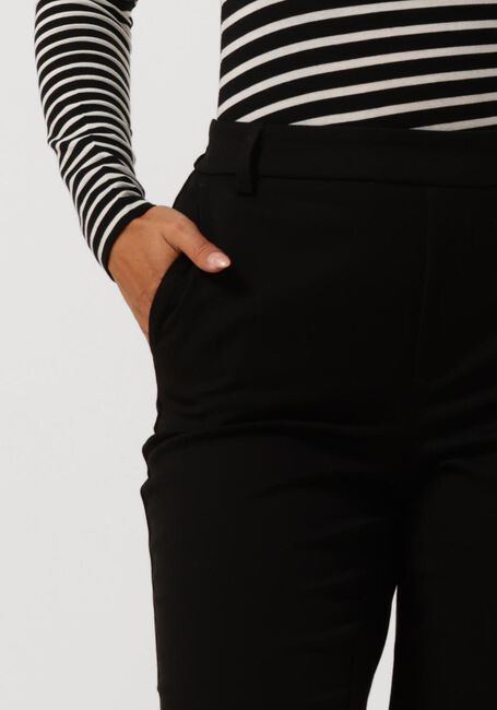 Zwarte OBJECT Flared broek OBJLISA MW FLARED PANTS - large