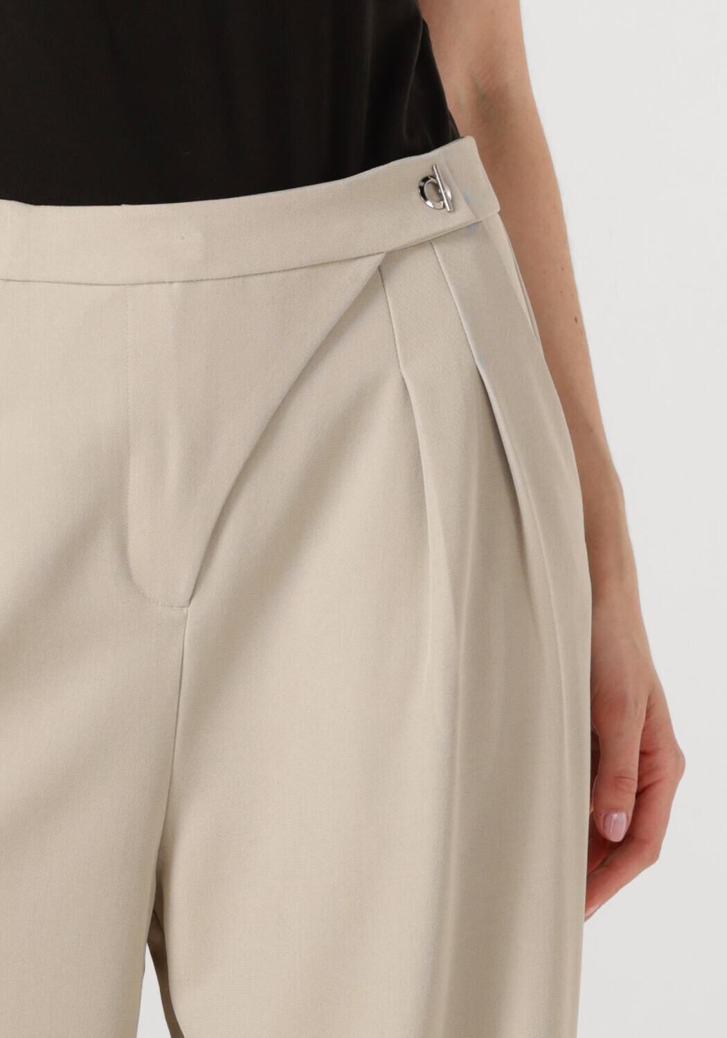NEO NOIR Dames Broeken Zalka Eyelet Pants Beige