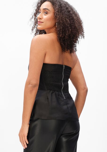 Zwarte NEO NOIR Top TALEEN DULL SATEEN TOP - large