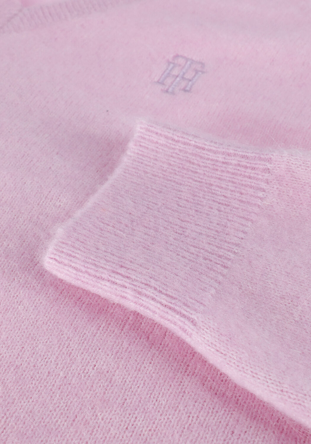 Lila TOMMY HILFIGER Trui ALPACA RELAXED V-NK SWEATER - large