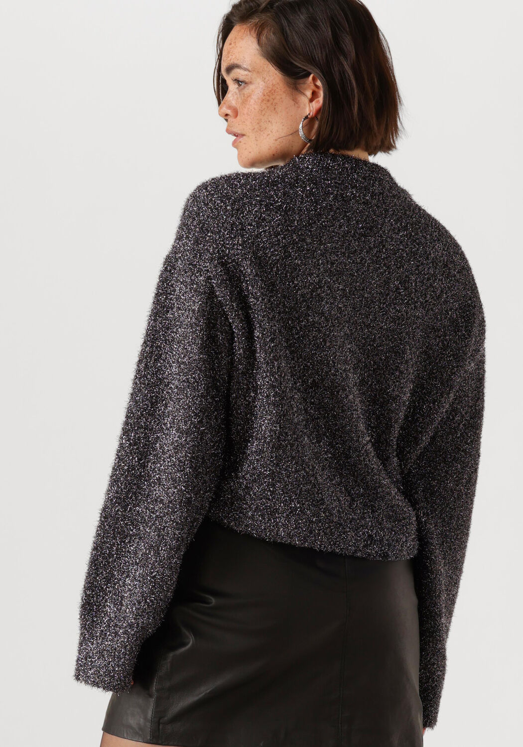 SECOND FEMALE Dames Truien & Vesten Lamilla Knit O-neck Grijs