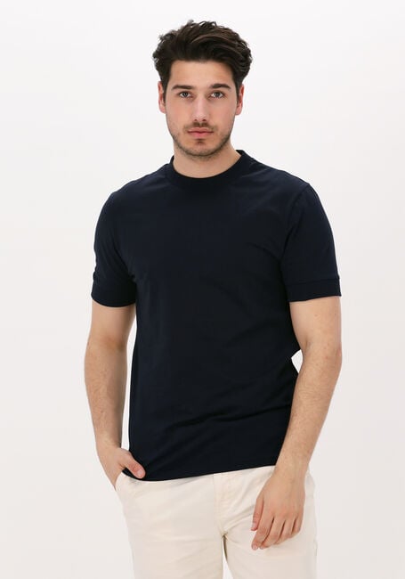 Donkerblauwe DRYKORN T-shirt ANTON 520062 - large