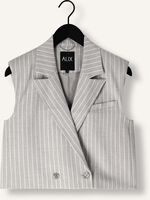 Lichtgrijze ALIX THE LABEL Gilet LADIES WOVEN PINSTRIPE WAISTCOAT Lichtgrijze ALIX THE LABEL Gilet LADIES WOVEN PINSTRIPE WAISTCOAT - medium
