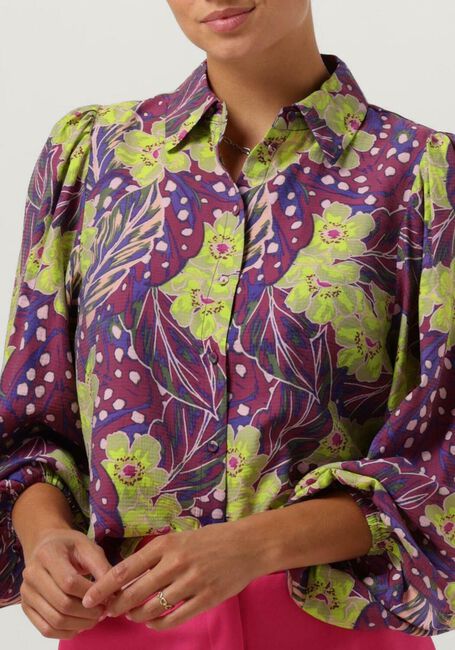 Paarse Y.A.S. Blouses YASEMILI LS SHIRT S. - large