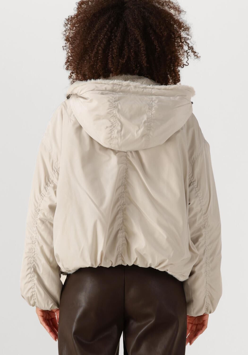 Beige BEAUMONT Gewatteerde jas MAX JACKET - large