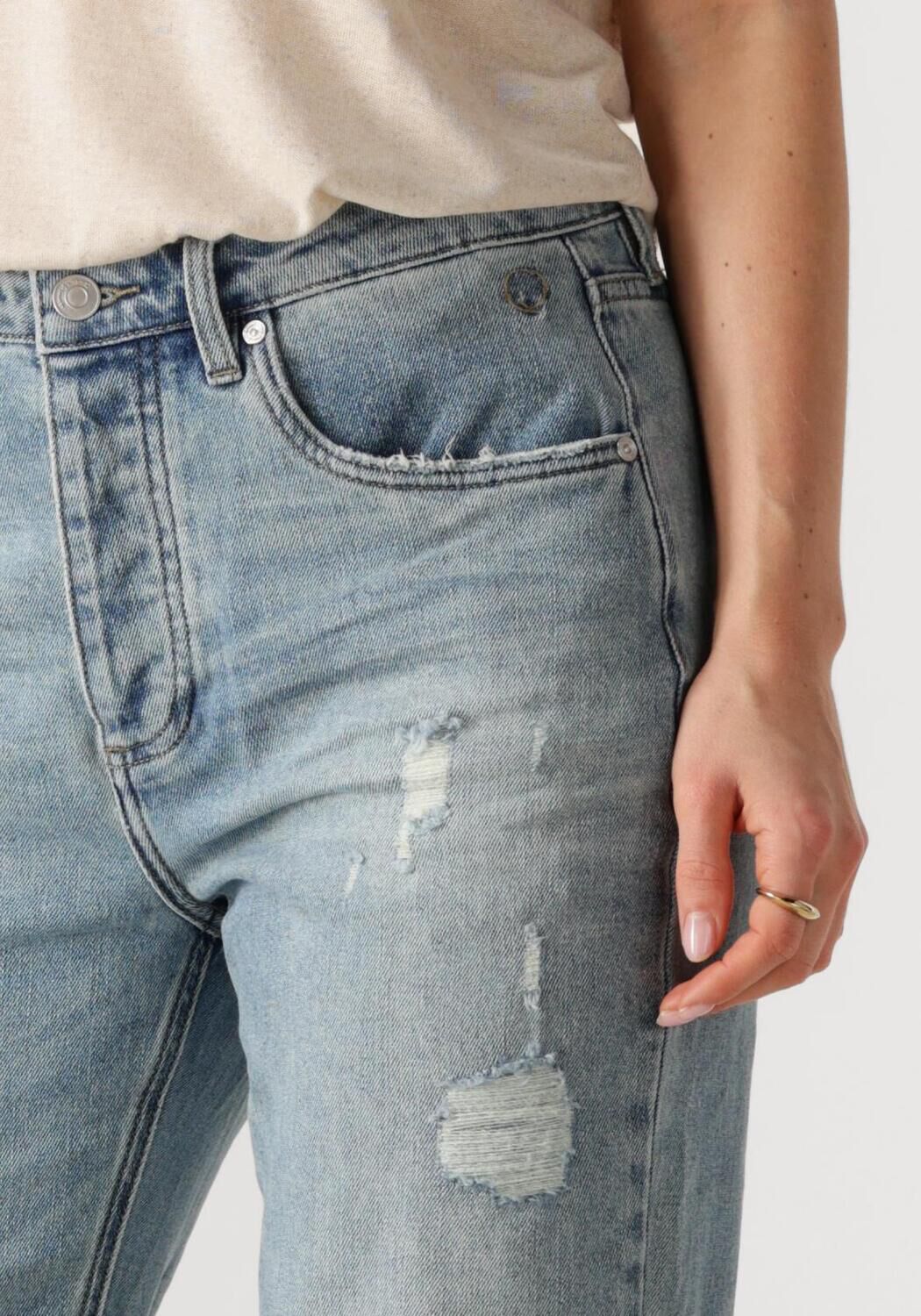 CIRCLE OF TRUST Dames Jeans Jaimy Cropped Dnm Blauw