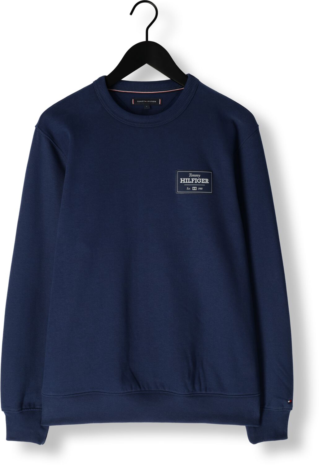 TOMMY HILFIGER Heren Truien & Vesten Monotype Label Sweatshirt Blauw