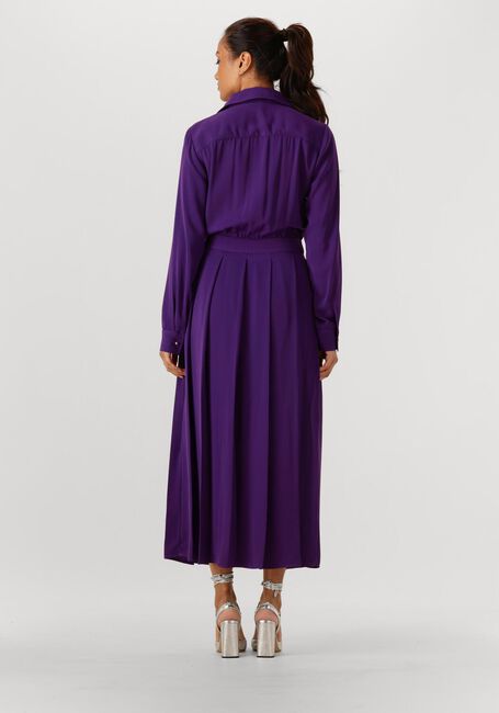 Paarse LIU JO Midi jurk ABITO CAMICIA CON CINTA - large