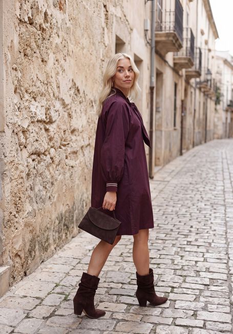 Bordeaux SUMMUM Mini jurk DRESS TAFT LIGHT - large
