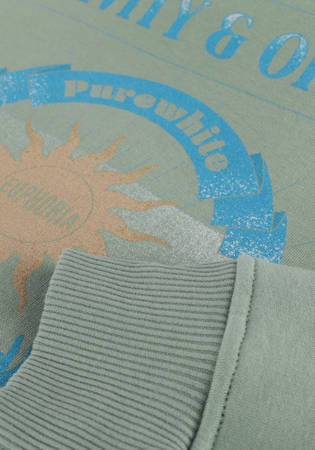 Groene PUREWHITE Sweater 22010309 - large