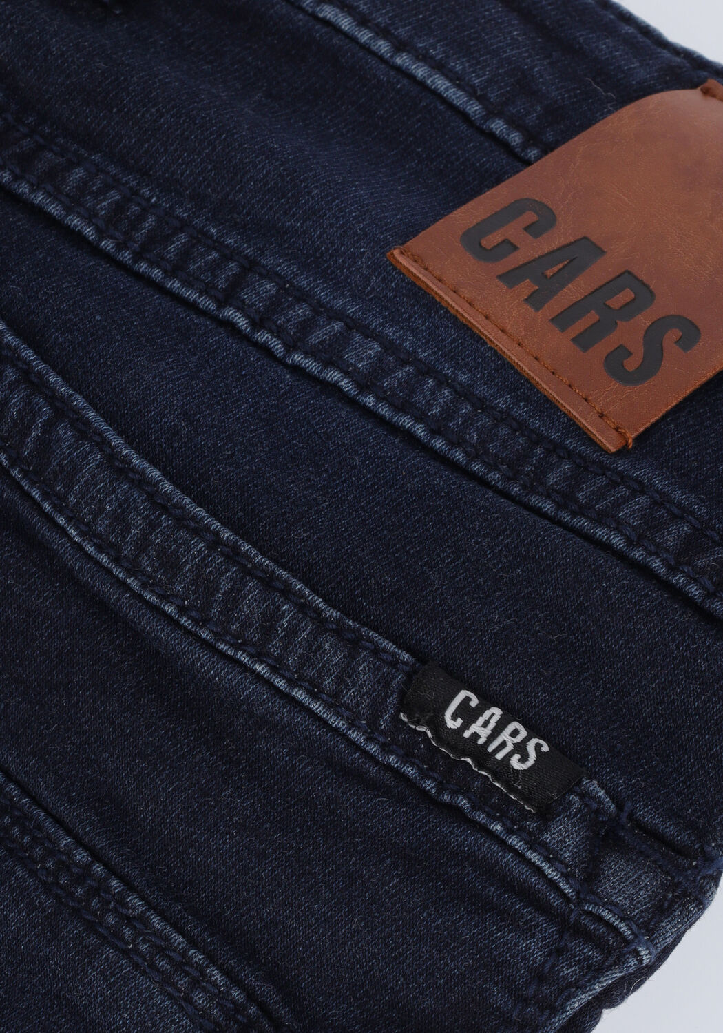 Donkerblauwe CARS JEANS Slim fit jeans KIDS BURGO JOG - large