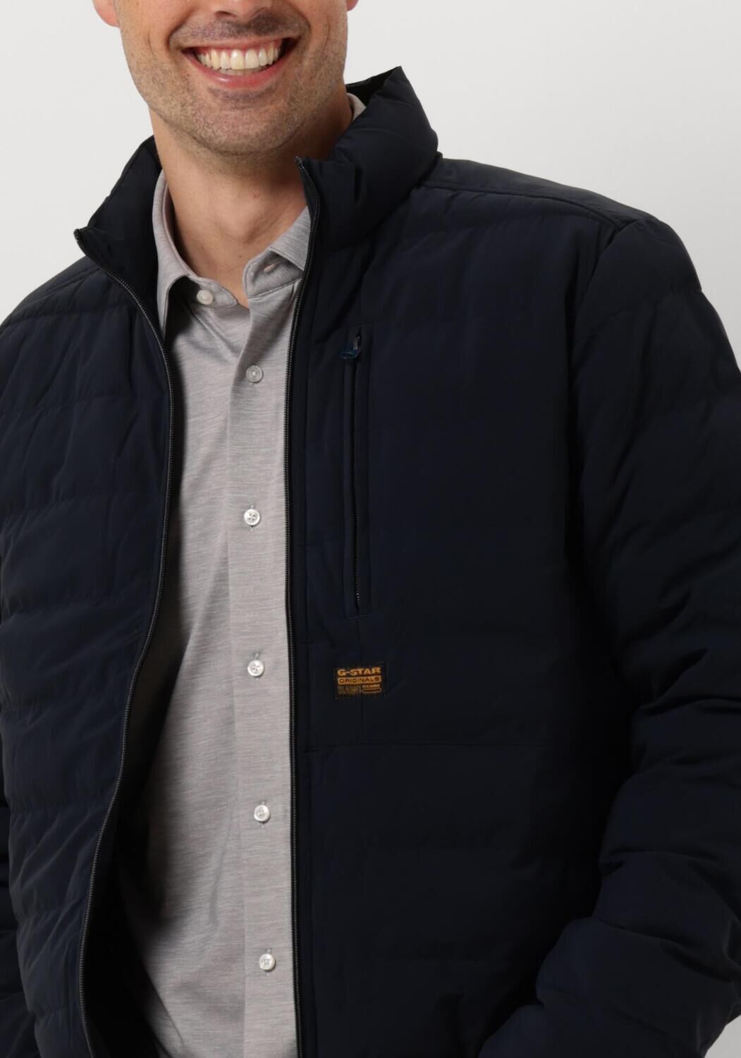 G-STAR RAW Heren Jassen Foundation Liner Jkt Donkerblauw