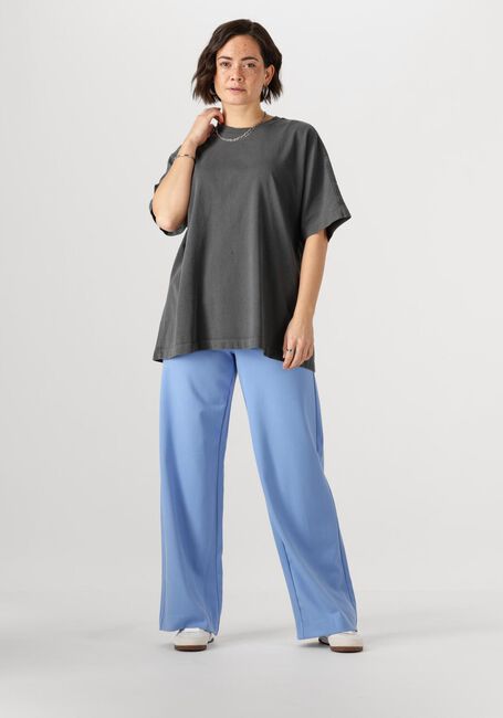 Blauwe OBJECT Pantalon OBJLISA WIDE PANT - large