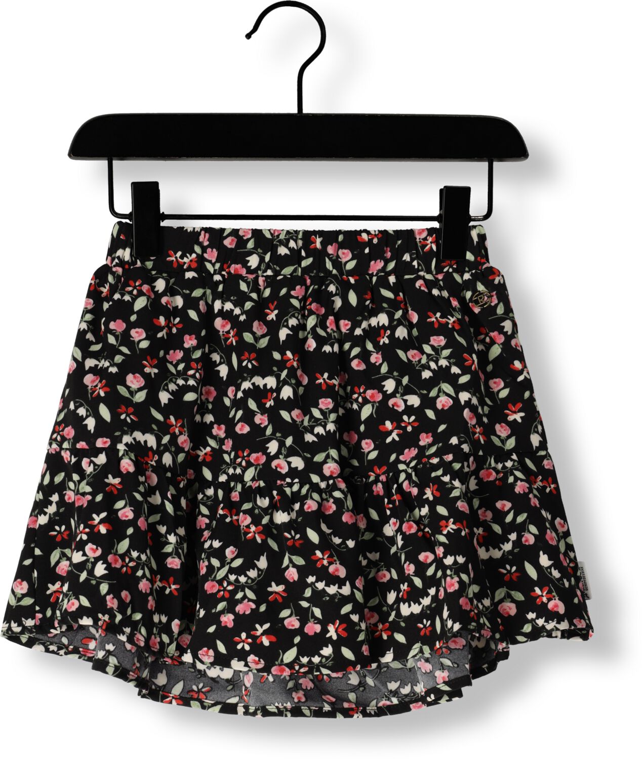 Retour Jeans gebloemde skort Gitta zwart roze Rok Meisjes Polyester Bloemen 158 164