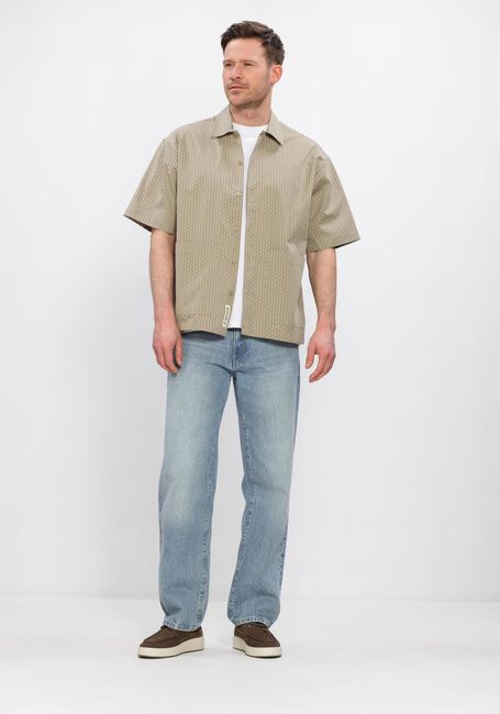 Khaki WOODBIRD Casual overhemd WBWANG SHIKO SHIRT - large