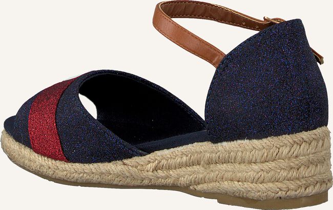Blauwe TOMMY HILFIGER Platte sandalen ROPE WEDGE SANDAL Blauwe TOMMY HILFIGER Platte sandalen ROPE WEDGE SANDAL - large