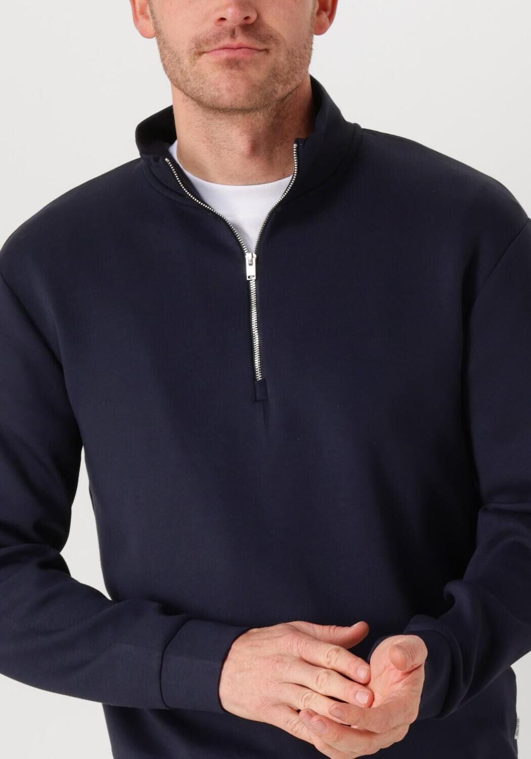 SELECTED HOMME Heren Truien & Vesten Slhlooseoscar Ls O-neck Tee Noos Blauw
