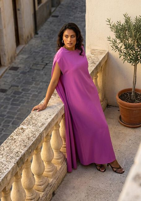Fuchsia COUCOU Maxi jurk COSMOPOLITAN DRESS - large