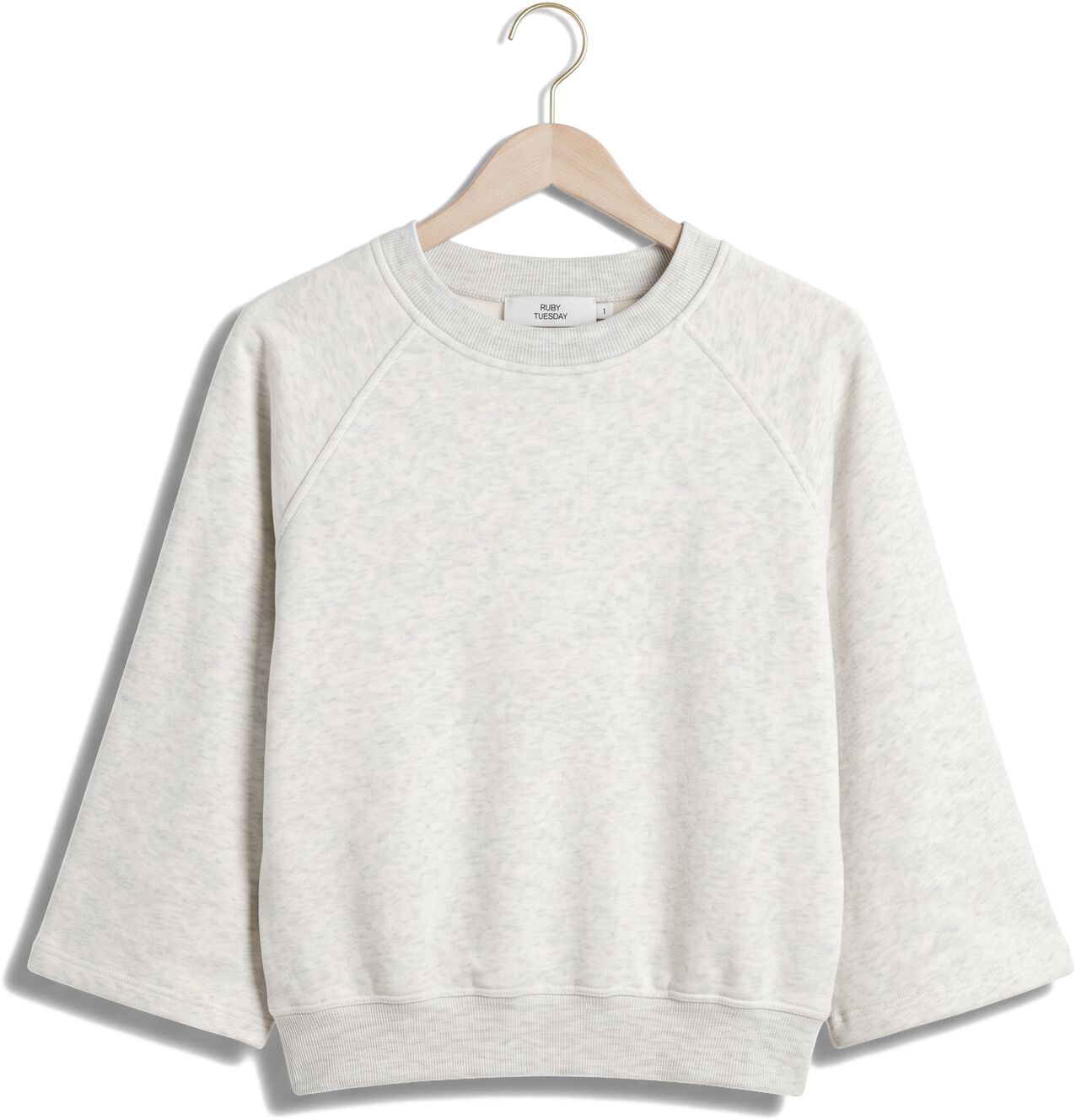 RUBY TUESDAY Dames Truien & Vesten Cimeau Wide Sleeve Sweat Gebroken Wit