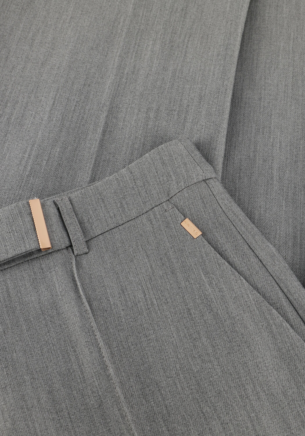 Grijze AAIKO Flared broek CHANTALLE R PES 345 - large