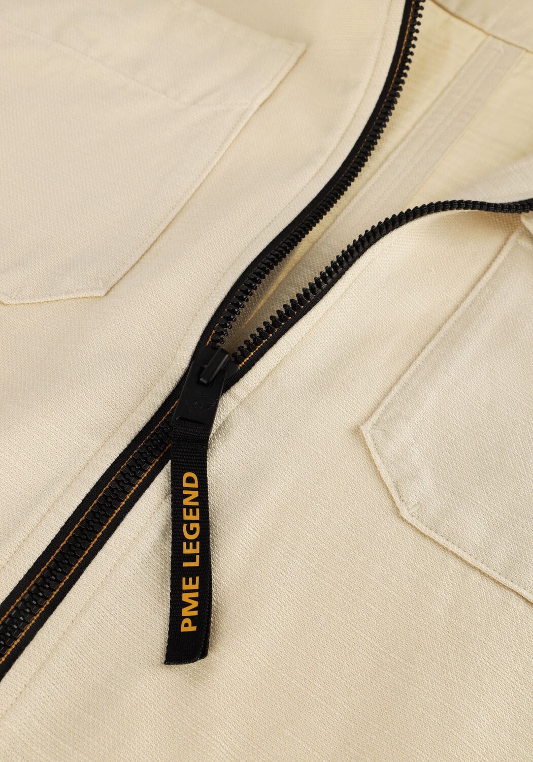 Beige PME LEGEND Overshirt LONG SLEEVE SHIRT TENCEL BLEND - large