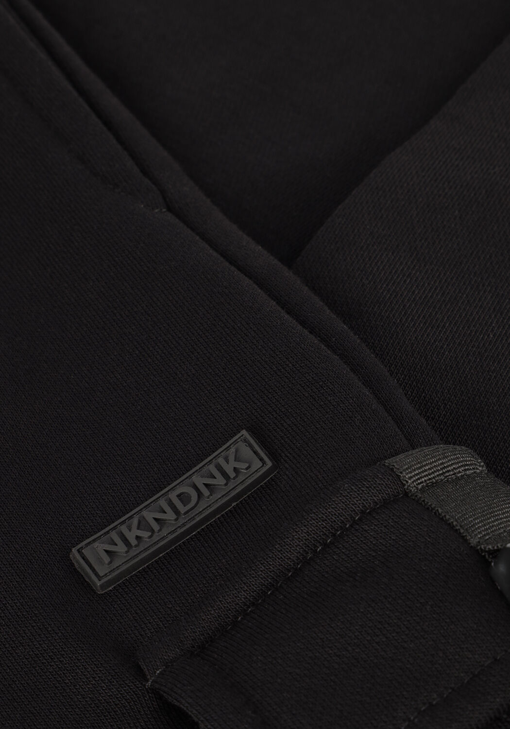 NIK & NIK Jongens Broeken Webbing Sweatpants Zwart