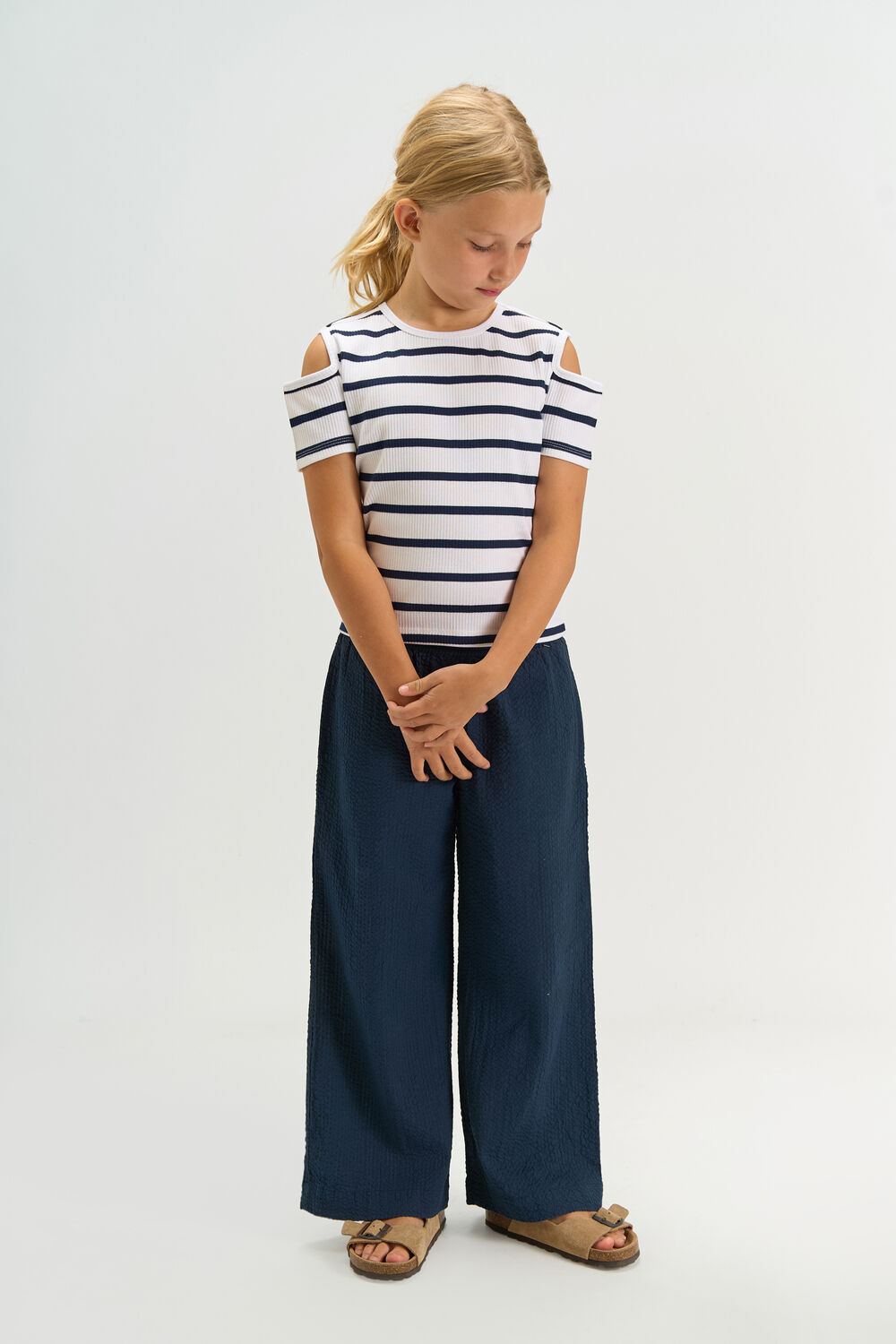 Blauwe THE NEW T-shirt TNTISH - large