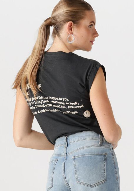 Zwarte BY-BAR T-shirt THELMA DICTIONARY TOP - large