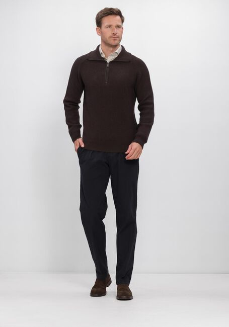 Bruine PROFUOMO Trui HEAVY WOOL - large