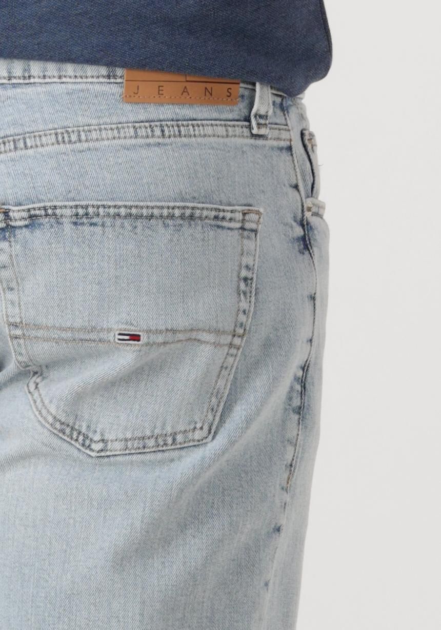 TOMMY JEANS Heren Jeans Ryan Slim Str Bi5115 Lichtblauw