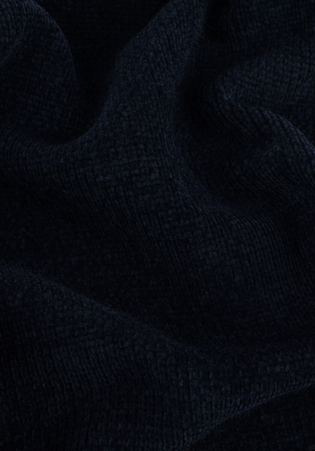 Donkerblauwe ANERKJENDT Trui AKSUNE CHENILLE KNIT - large