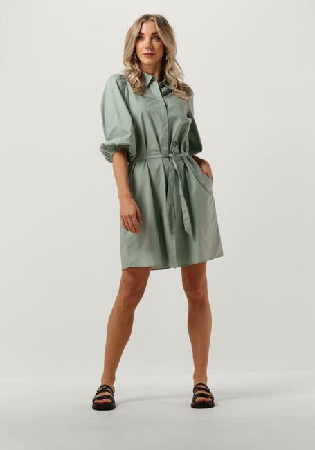 Groene MSCH COPENHAGEN Mini jurk MSCHCEDRICA ABIELLA 3/4 SHIRT DRESS - large