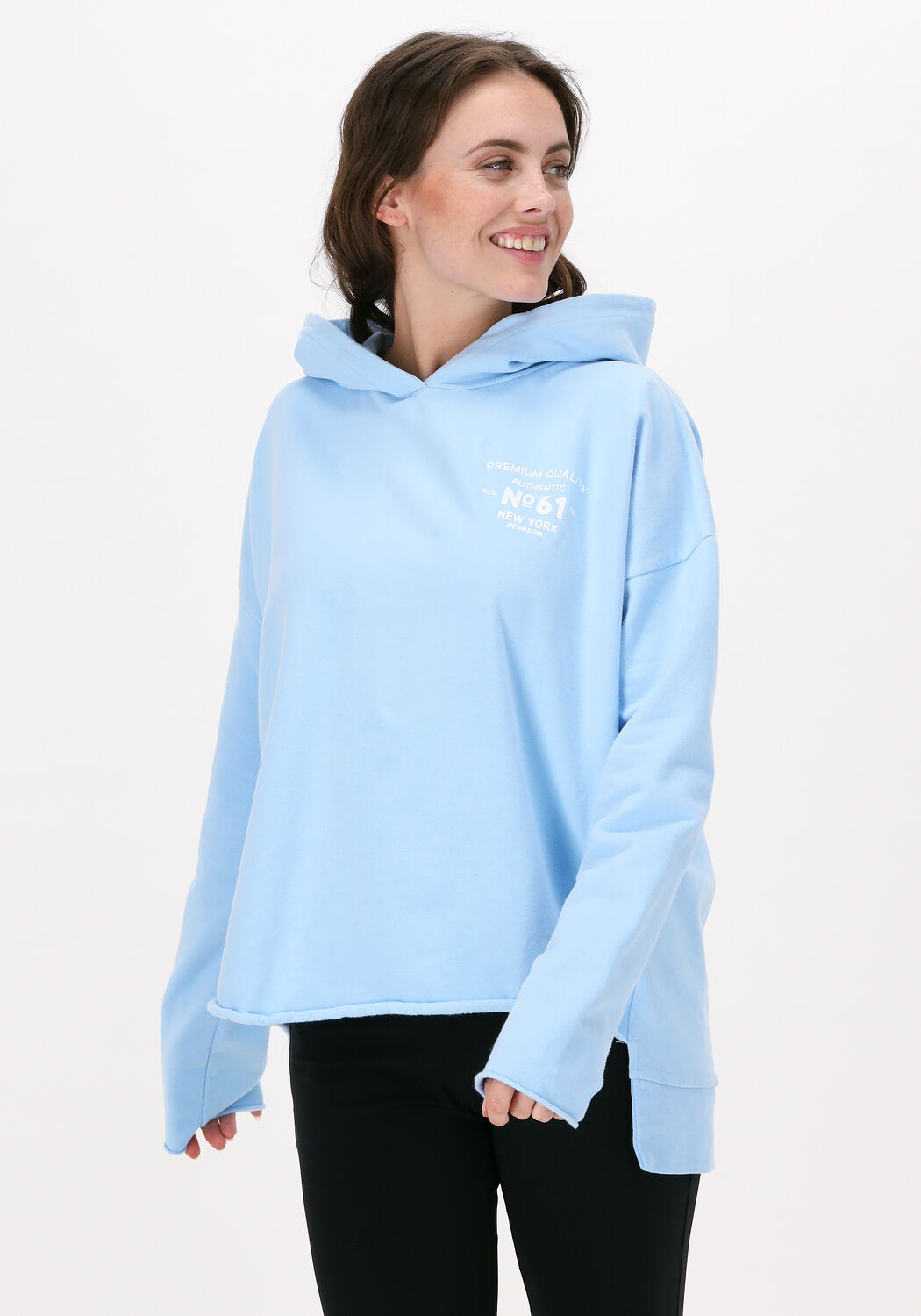 Lichtblauwe sweater clearance